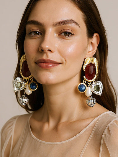 Geometric Shiny Earrings Accessories