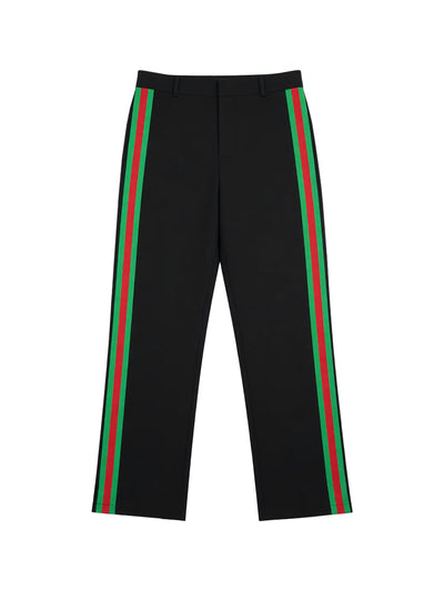Long Sleeves Skinny Contrast Color Striped Casual Pants Bottoms Pants Trousers