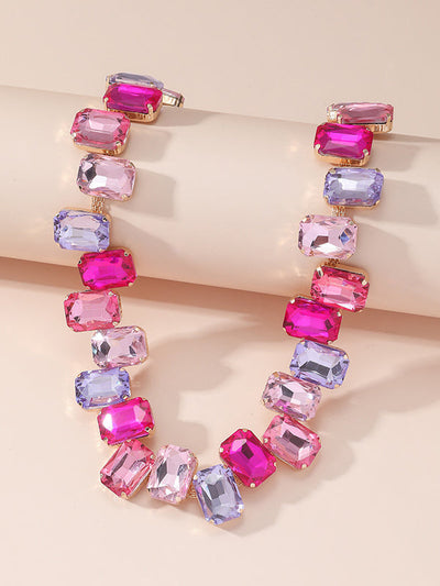 Chains Contrast Color Necklaces Accessories