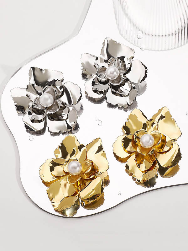 Flower Shape Drop Earrings Necklaces Accessories