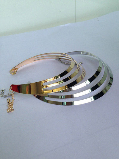 Chains Geometric Hollow Necklaces Accessories