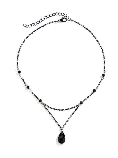 Double Layered Geometric Necklaces Accessories