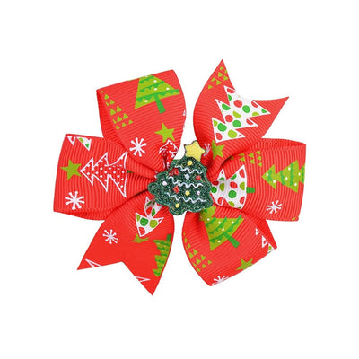 cute bow knot cloth hair clip