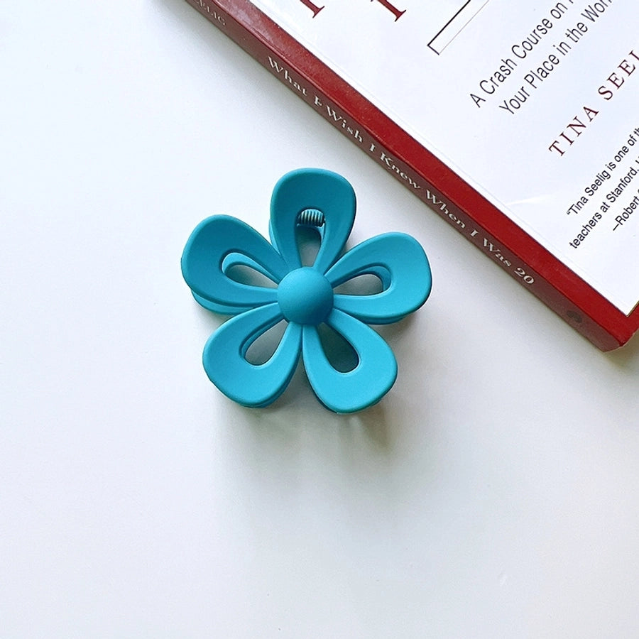 fashion flower plastic hair claws 1 piece