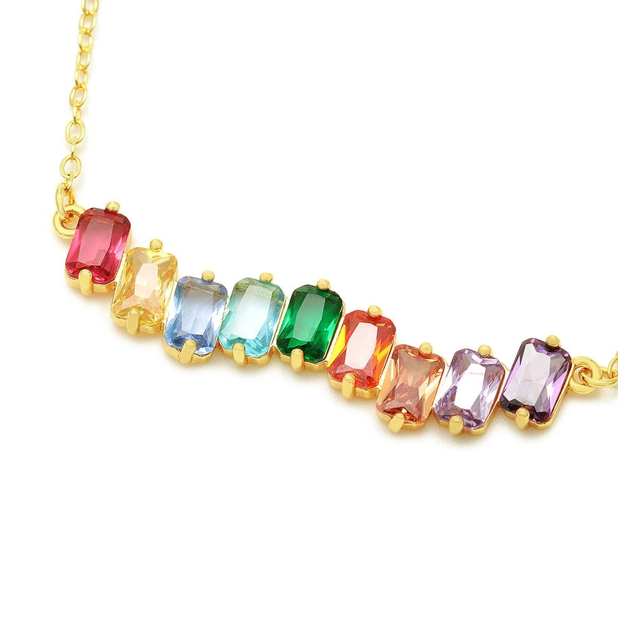 Copper Geometric Necklace