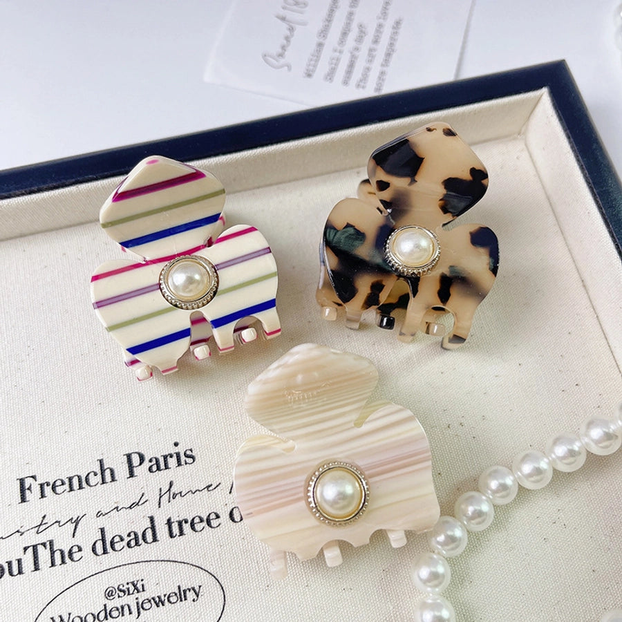 Women's Casual Simple Style Geometric Acetic acid sheets Handmade Hair Claws