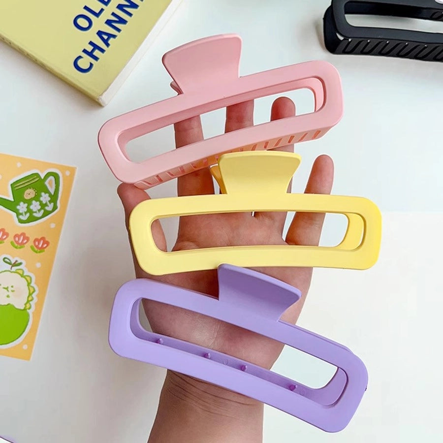 13cm cream shark clip female back head updo hair clip hairpin temperament headdress hair grip hair volume multiple hairpin