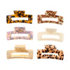 fashion leopard arylic stoving varnish hair claws 1 piece