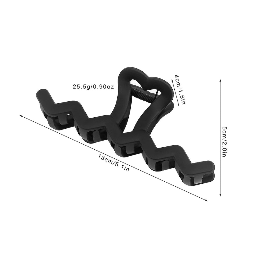 Women's Simple Style Waves Arylic Hair Claws