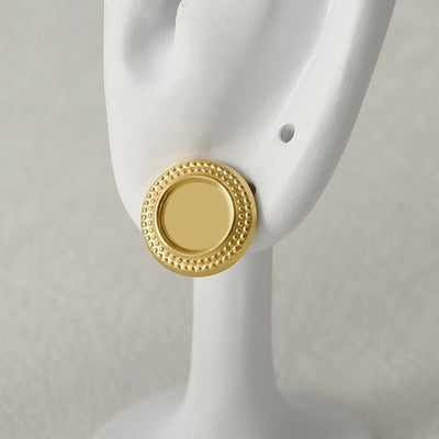 1 Pair Basic Classic Style Geometric Plating 304 Stainless Steel Ear Studs