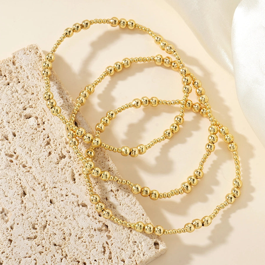 New  Fashion  Beaded Copper Bead Women's Bracelet Factory Direct Sales