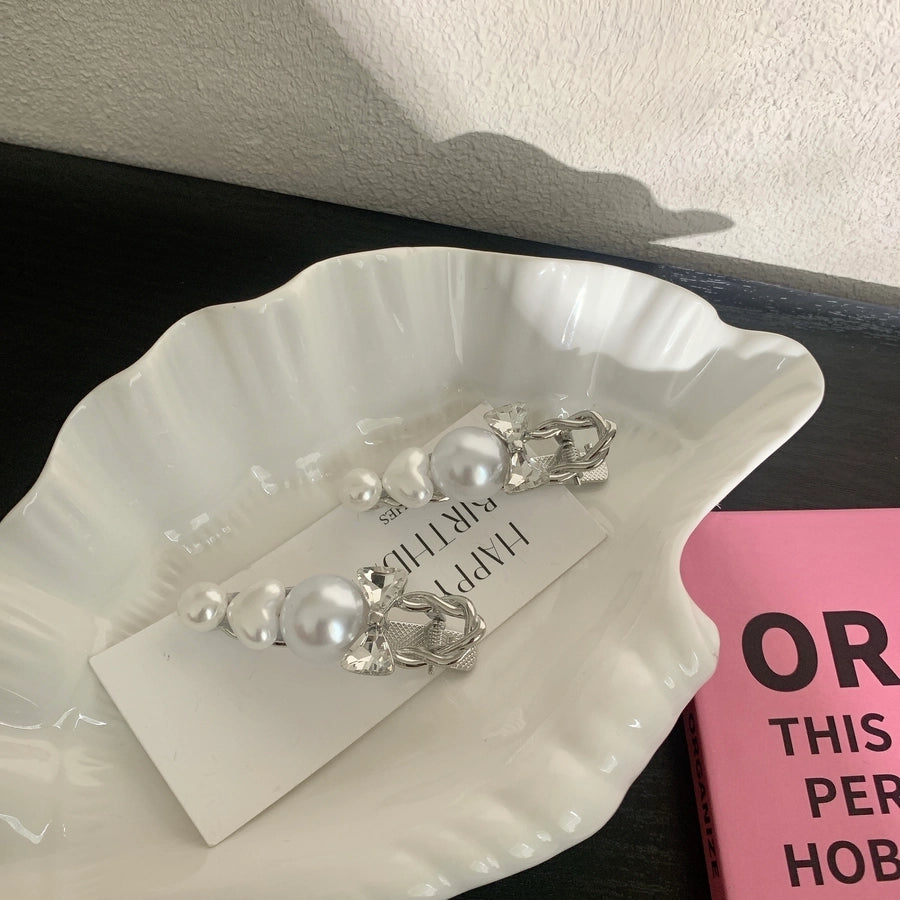 Women's Korean Style Bow Knot Metal Hair Clip