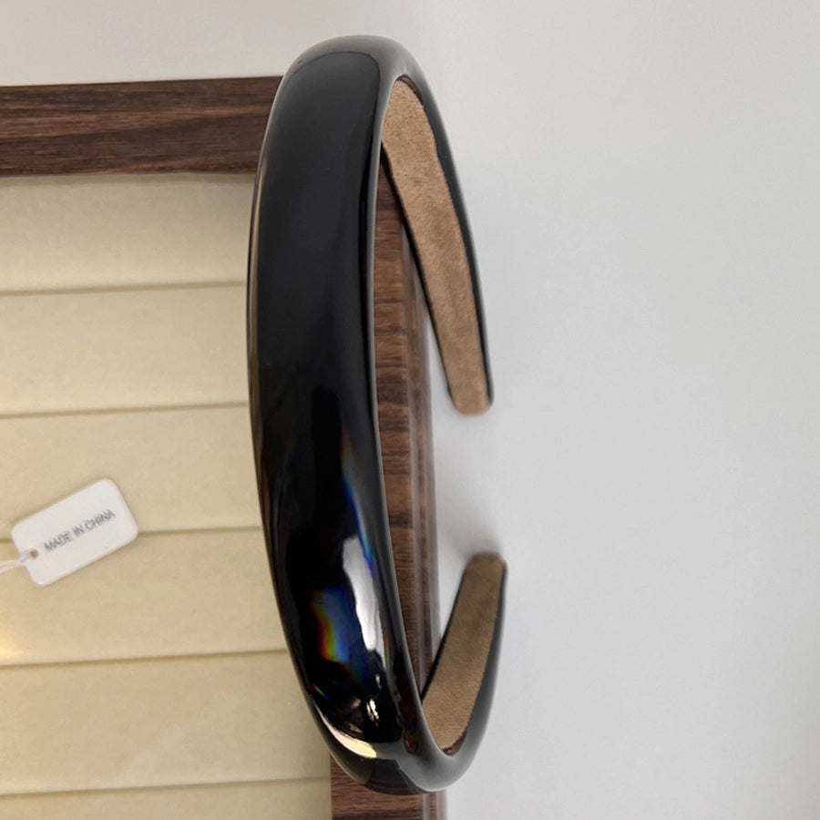 fashion solid color plastic hair band