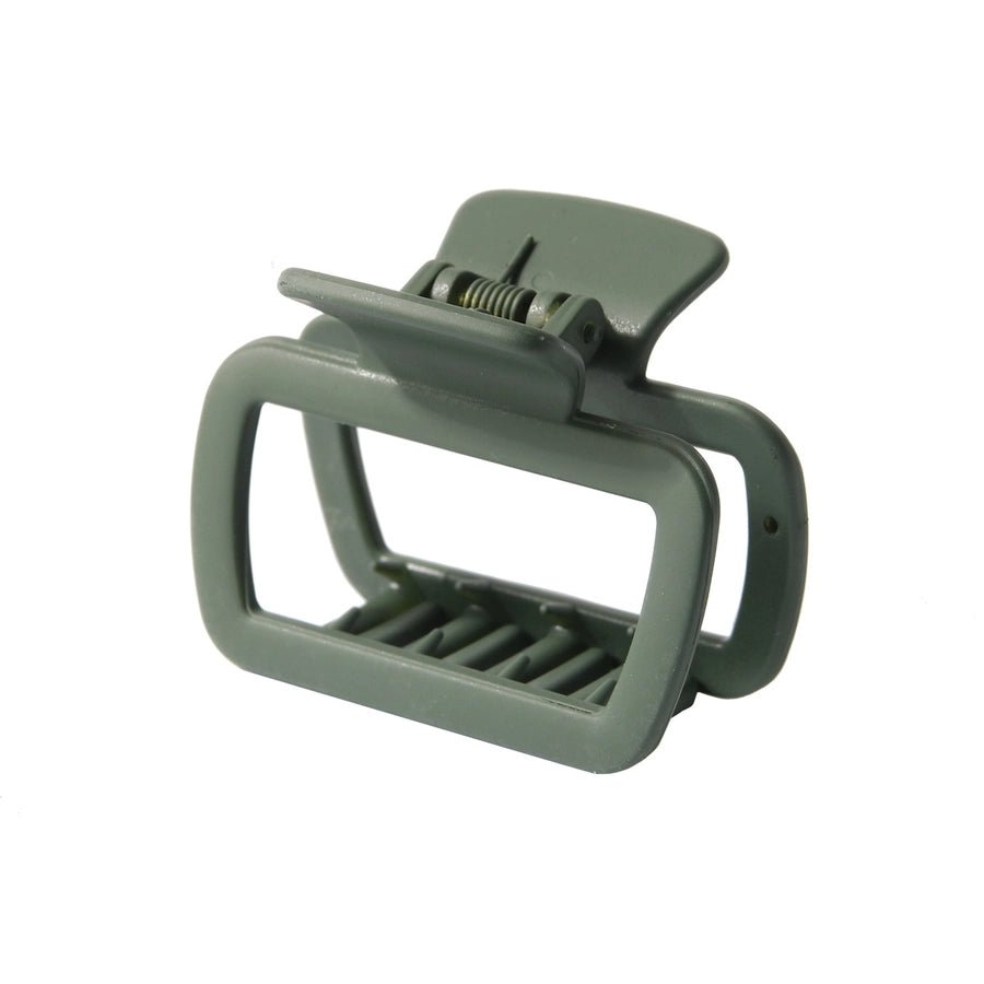 New Arrival Square Grip Spring/Summer Cream Color Shark Clip Female Back Head Updo Hair Clip