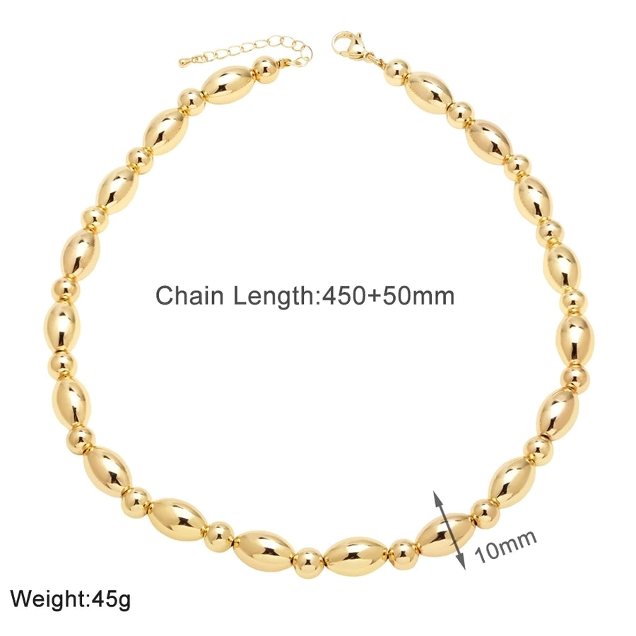 Copper 18K Gold Plated Plating Heart Shape Bracelets Necklace