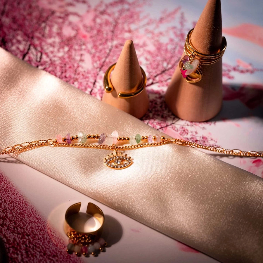 Elegant Eye 304 Stainless Steel Bracelets In Bulk