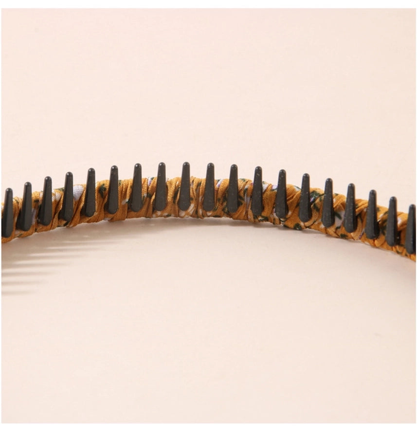 Hot-selling Basic Bangs Broken Hair Band Wash Face Pressure Hair Non-slip Toothed Broken Flower Hair Band Summer Women's Hair Accessories