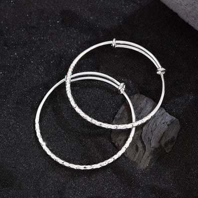 Copper Geometric Bangle