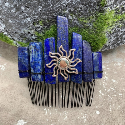 fashion sun crown crystal insert comb 1 piece