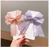 kid's elegant cute bow knot cloth ribbon hair clip