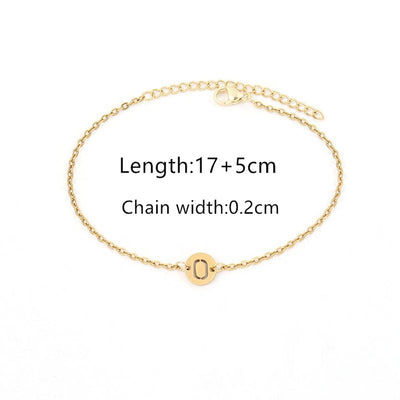 Elegant Simple Style Classic Style Letter 201 Stainless Steel 304 Stainless Steel Bracelets In Bulk
