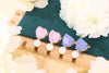 1 Pair Elegant Simple Style Heart Shape Plating Copper Drop Earrings