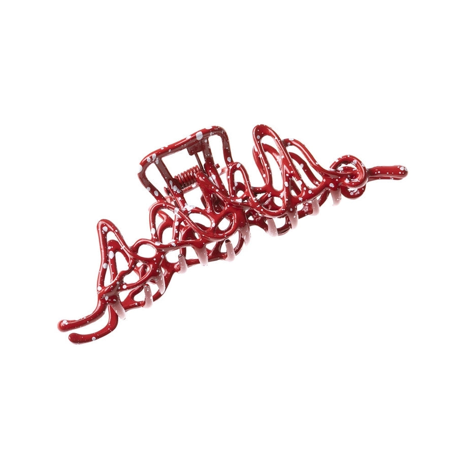 women's simple style geometric metal plating hair claws