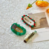 Christmas Cute Kid'S Christmas Tree Christmas Socks yarn Hair Clip