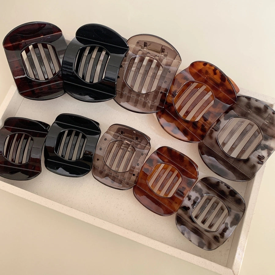 Retro Hawksbill Barrettes Women's Back Head Grip 2024 New Hair Pin High Sense Shark Clip Loose Clip Hairware