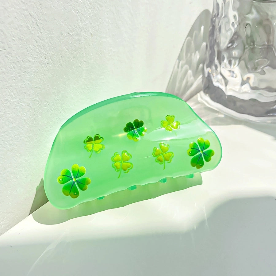 simple style fruit arylic handmade hair claws