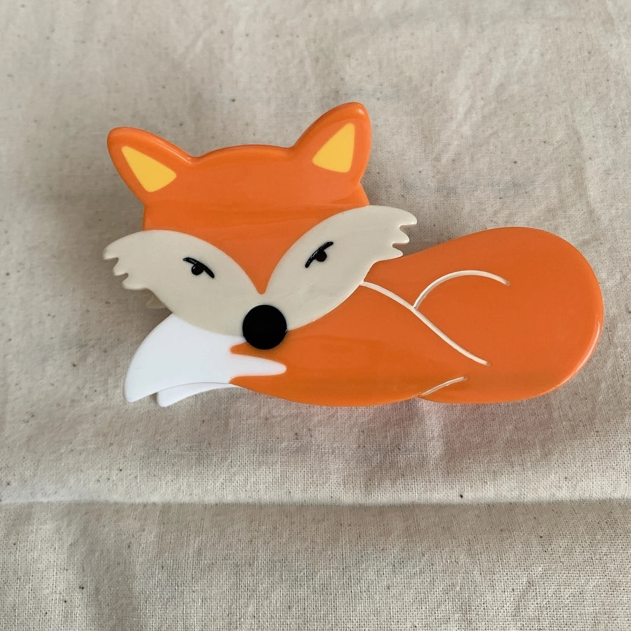 Women's Cute Fox Snails Duck Acetic acid sheets Hair Claws