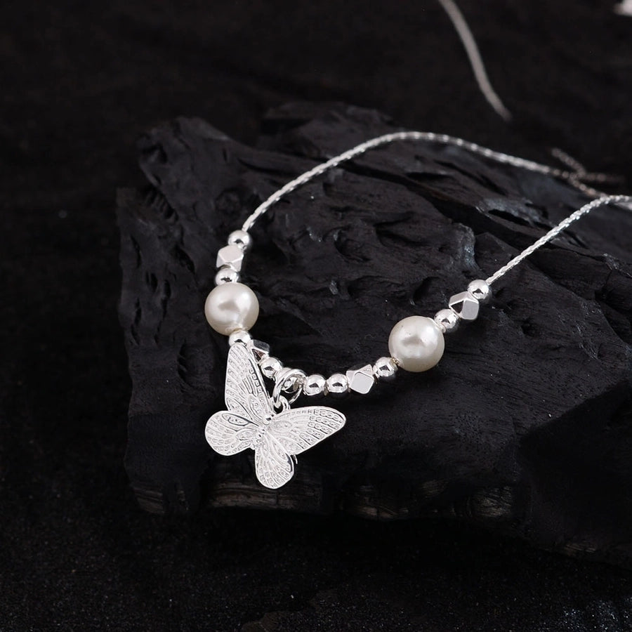 Jewelry Elegant Luxurious Butterfly Copper Necklace