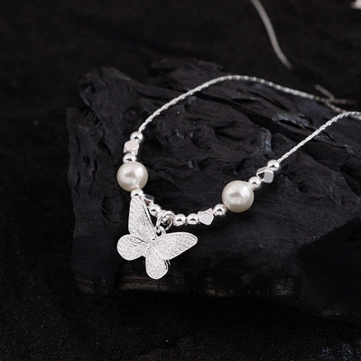 Jewelry Elegant Luxurious Butterfly Copper Necklace