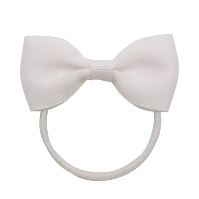 children's jewelry bow hair ring  thread belt hair accessories rubber band solid color girl small rubber band headdress