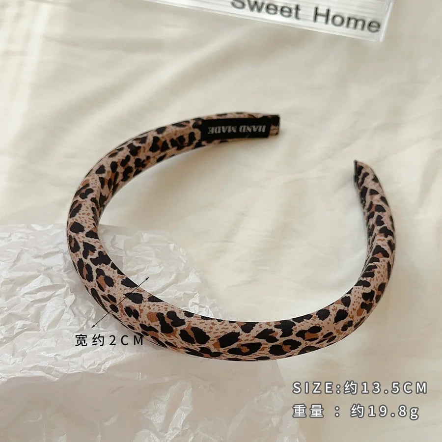 Sweet Streetwear Women's Leopard Cloth Hair Band