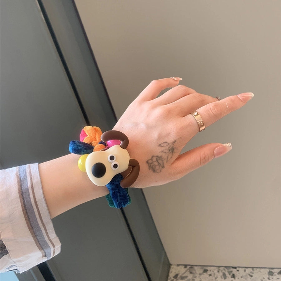 Women's Sweet Color Block Arylic Hair Tie