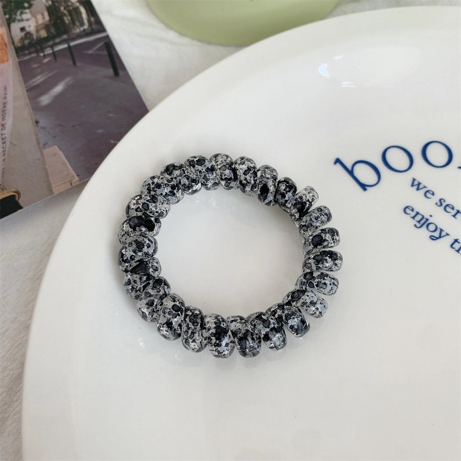 Women's Simple Style Classic Style Tie Dye Resin Hair Tie