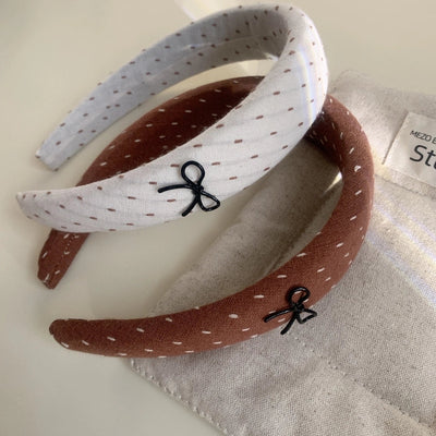 Women's Simple Style Bow Knot Cloth Hair Band