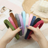 simple style plaid cloth hair band 1 piece