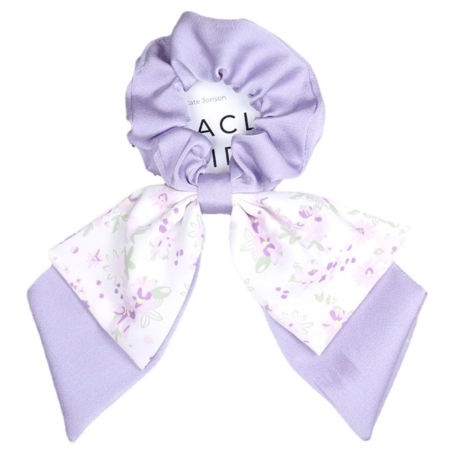 Women's Casual Sweet Flower Cloth Pearl Hair Tie