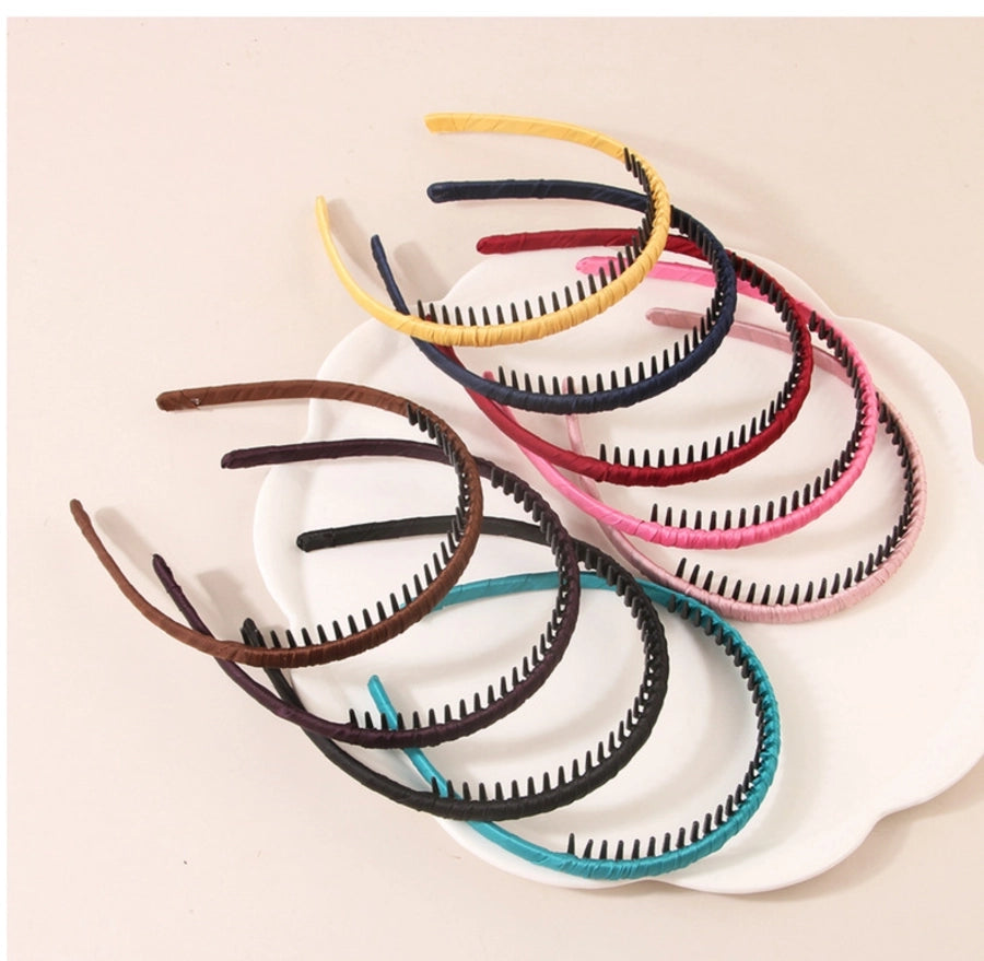 Hot-selling Basic Bangs Broken Hair Band Wash Face Pressure Hair Non-slip Toothed Broken Flower Hair Band Summer Women's Hair Accessories