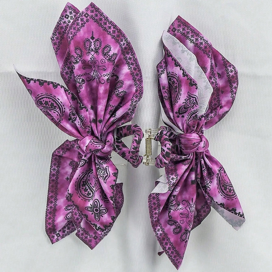 Women's Elegant Bow Knot Arylic Hair Claws
