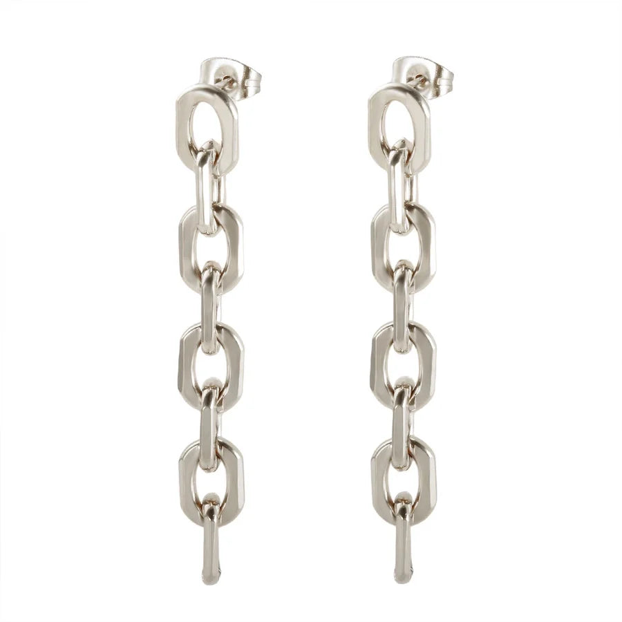 Jewelry Simple Style Geometric 304 Stainless Steel Plating Bracelets Earrings Necklace