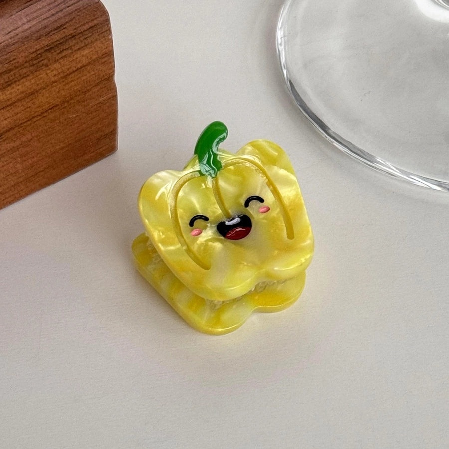 Women's Cute Color Block Acetic acid sheets Hair Claws