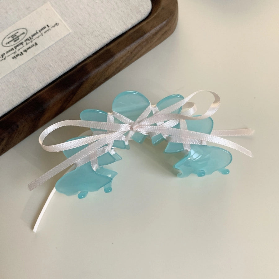 Women's Simple Style Classic Style Bow Knot Acetic acid sheets Hair Claws