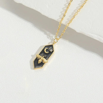 Copper 14K Gold Plated Vintage Style Simple Style Classic Style Plating Inlay Zircon Pendant Necklace