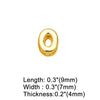 Wholesale Jewelry Basic Simple Style letter Copper 18K Gold Plated