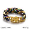 Vintage Style Geometric 304 Stainless Steel 18K Gold Plated Unisex Bracelets