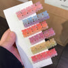 sweet bear alloy soft glue hair clip