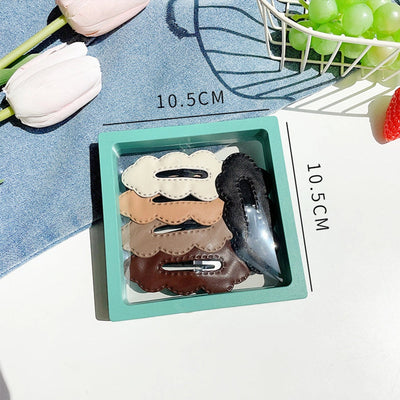 simple style flower arylic hair clip